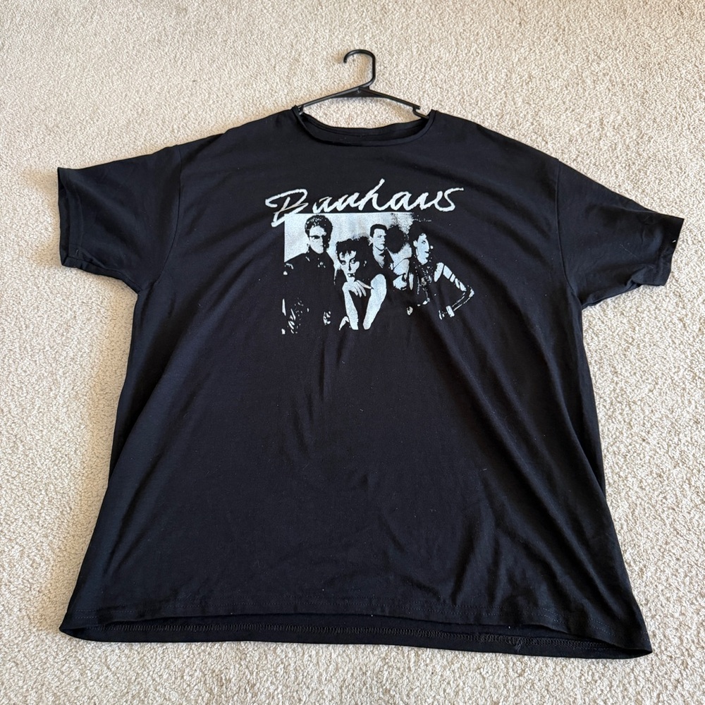 Bauhaus Black Graphic Men’s T-Shirt XL